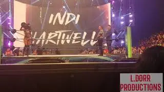 Indi Hartwell and Aliyah Entrance Smackdown July 30th 2021
