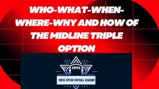 The Who-What-When-Where-Why and How of Midline Triple Option #flexbone #airforcefootball #coaching