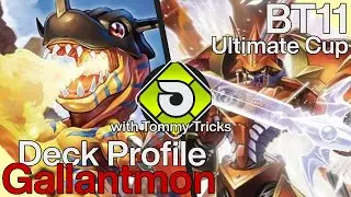 Tommy Tricks' Top 32 Gallantmon Turbo Deck Profile & Interview [Digimon TCG BT11 Ultimate Cup]
