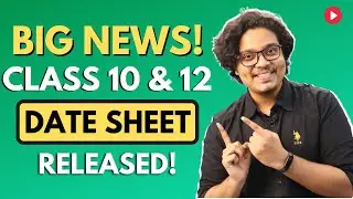 Class 10 Board Exam | DateSheet Released | CBSE class 10 date sheet 2021