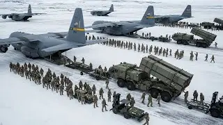 DENMARK HIGH ALERT!!! US HIMARS M142 & Massive Troop Deployment Hit Greenland Arctic Zone