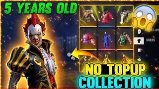 Free fire no top up ID collection video 👿