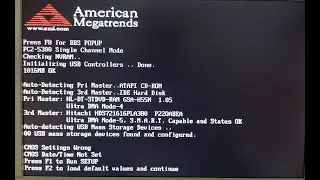 How To Remove American Megatrends Error || How To Replace CMOS Battery .