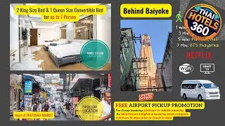 Family Hub@Pratunam 7-Group 4+ Min 3n FREE Airport | Bangkok, Thailand | Hotel Review 🛏️