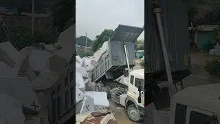 Marble Blocks Unloading