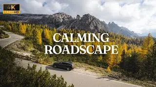 Calming Roadscape: A Relaxing Journey with Peaceful & Soothing Acoustic Guitar Music