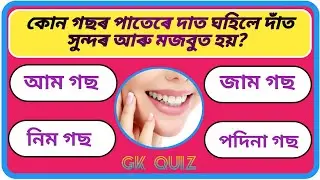 GK QUIZ ll GK QUESTIONS ll GK IN ASSAMESE ll Gk questions answers 
