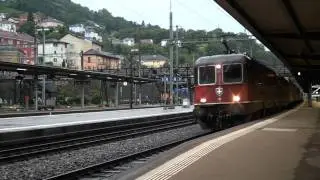 Bahnverkehr von Erstfeld bis Chiasso am 17.9.11 - 