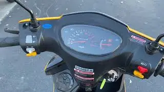 2020 Tianying Super 50 Scooter Walk Around