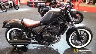 2020 Honda Rebel 500 Custom Bike - Walkaround - 2020 Montreal Motorcycle Show