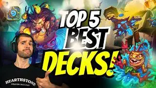 🔥 TOP 5 DECKS to HIT LEGEND IN AUGUST POSTPATCH! 💥 | Best Meta Decks Right NOW!