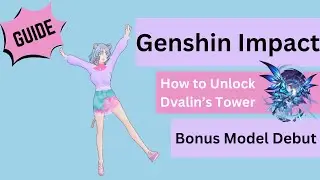 How To Unlock Dvalin's Tower #genshin #lumine #newvtuber #genshintutorial
