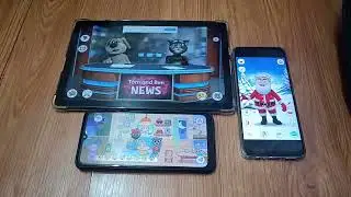 Talking News, Talking Tom & Friends World & Talking Santa Claus Christmas Echo 35408