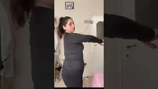 From 90kg to 70kg &ndash; Her Side Fat Is GONE! 🔥 #weightlossjourney2025  #onthisday