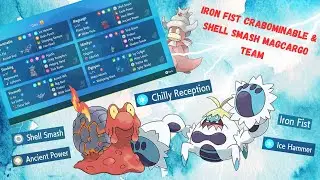 IRON FIST CRABOMINABLE & SHELL SMASH MAGCARGO TARE UP VGC- Pokemon Scarlet & Violet VGC Regulation F