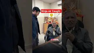 Ninja Sir Room Raid 😄 #jee #interview #iit