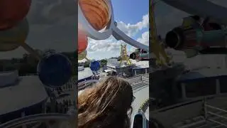 A quick trip on Astro Orbiter #disney #themepark #disneyworld #meta #oakley #wdw #florida #shorts