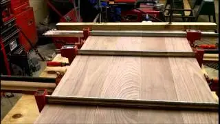 Working on Industrial Walnut Media Center