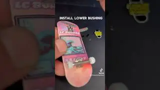 HOW TO CHANGE FB BUSHINGS🛹 #fingerboard #lcboards #fingerboarding #skate #skateboard #diy