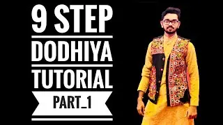 Learn 9 steps Dodhiya: part-1 | Easy Dodhiya Steps for Beginners | Dodhiya Tutorial | Gujarati Garba