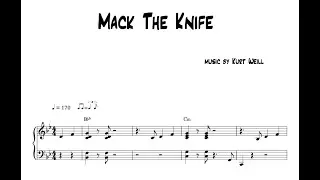 Mack The knife (Bobby Darin) - Jazz standard solo piano arrangement