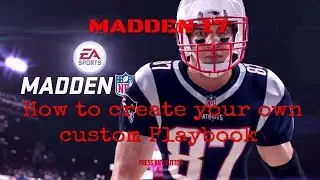 Madden 17 Make your own playbook