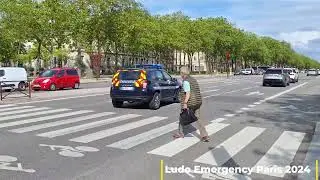 Véhicules d'urgence de la Gendarmerie 5008 Scénic Dacia Duster ...Paris Versailles compilation 2024