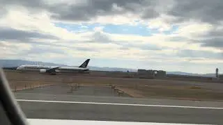 関西空港　離陸