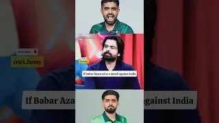 Babar Azam will Win The Match vs India-Ahmed Shehzad😂😱#indvspak#babarazam#t20worldcup#cricket#shorts