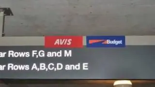 Orlando International Airport (MCO) - Finding Your Way To The Budget Rental Car Counter