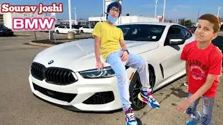 Sourav joshi Drive BMW 🚗,  With Flying Beast family❤️ || Piyush is very happy😊