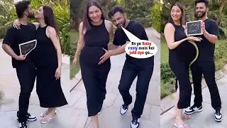 Disha Parmar Pregnancy News her Baby Bump Growing Gracefully in her Latest Maternity photoshoot