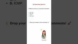 Networking Byte #14 Which Protocol is Connection-Oriented? | TCP vs UDP  #ezzybyte #networking #tcp