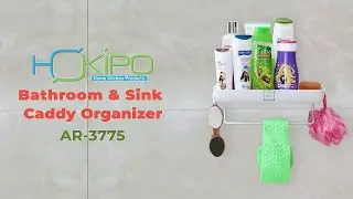 HOKIPO Magic Sticker Series Bathroom and Sink Caddy Organizer (AR-3775)