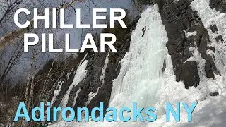 Climbing CHILLER PILLAR in the ADIRONDACKS 2020
