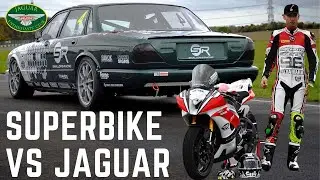 Superbike vs Jaguar : Olii Warren tries out a Jaguar Enthusiasts' Club championship car!