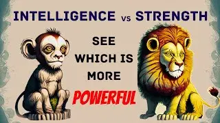 Intelligence vs. Strength | A story of Intelligent MONKEY and Strong LION | inspire inside