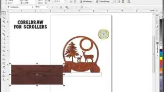 CorelDRAW demo for scroll saw pattern designers