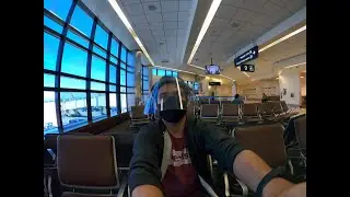 San Jose to Seattle | Flight experience in a pandemic | GoPro Travel Video