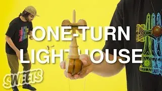 Как сделать МАЯК ЗА ОДИН ПОВОРОТ &mdash; Урок трюков с кендамой &mdash; Sweets Kendamas