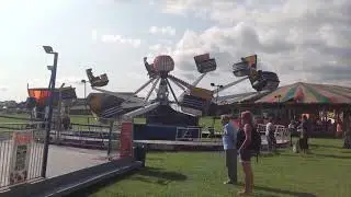 The Acrobat Ride in Poole Funfair summer 2017