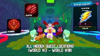 [UPDATE 6 PT.2] Anime Weapons (Roblox) | All Hidden Quest Locations (World #3 - World #10)