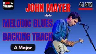 John Mayer style Guitar Backing Track Jam in A