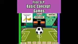 🎯 Free Speech Therapy Basic Concepts Games and Materials 🎯