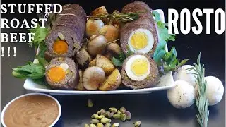 STUFFED ROAST BEEF - HOW TO MAKE ROAST BEEF - PERFECT ROAST RECIPE - ROSTO