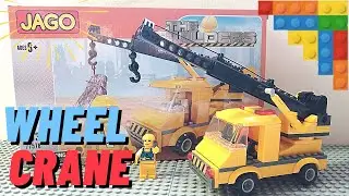 WHEEL CRANE: JAGO THE BUILDERS CONSTRUCTION SET (UNBOX & SPEED BUILD) 🏗👷🚧