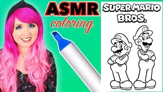 ASMR Coloring Mario & Luigi | Calming ASMR Coloring for Relaxation & Stress-Relief