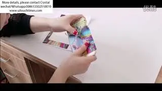 daqin mobile skin printing machine for iphone 6, custom mobile sticker making business