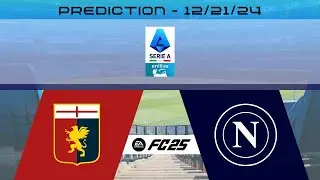 Genoa CFC vs SSC Napoli - Prediction - 2024-25 Serie A enilive - EA FC 25