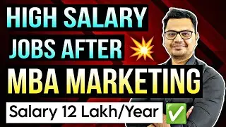 MBA Marketing Career Options in Hindi | Jobs After MBA Marketing | By Sunil Adhikari